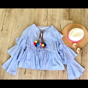 *BRAND NEW * English Factory Pom Pom top